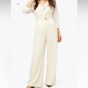 WeWoreWhat deep v jumpsuit